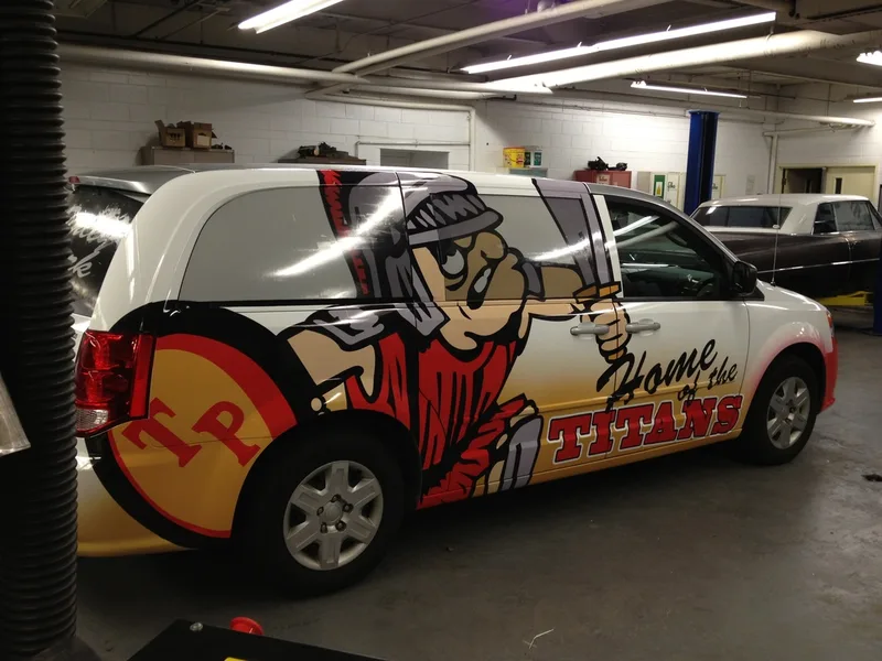 vehicle stickers and wraps