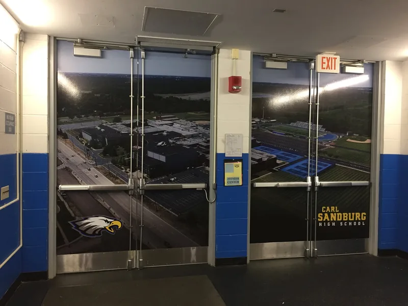 door mural decals